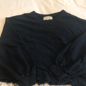 THE GREAT Cut off sweatshirt